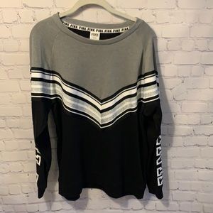 PINK brand new black, white, silver cheer look